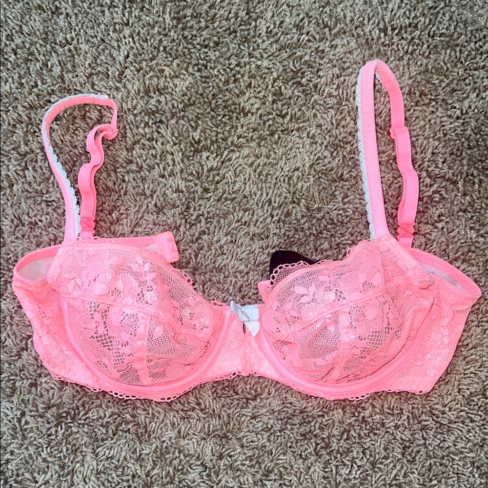 Victoria's Secret Pink Lace Demi Bra